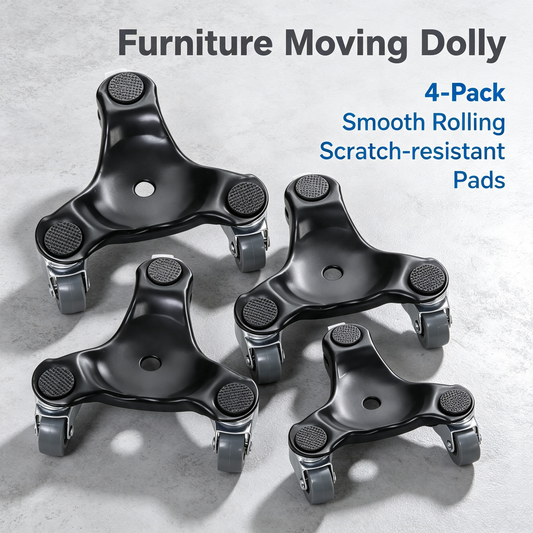 3‑Wheel Furniture Moving Dolly Caster