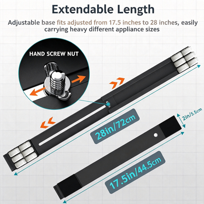 Adjustable Furniture Moving Dolly for Washer Refrigerator