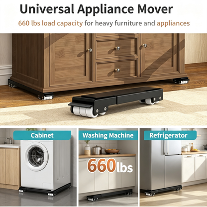 Adjustable Furniture Moving Dolly for Washer Refrigerator